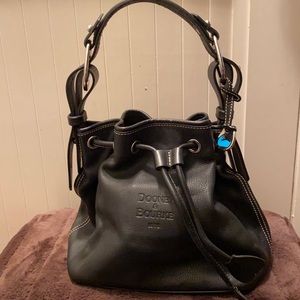 Dooney & Bourke black drawstring bag